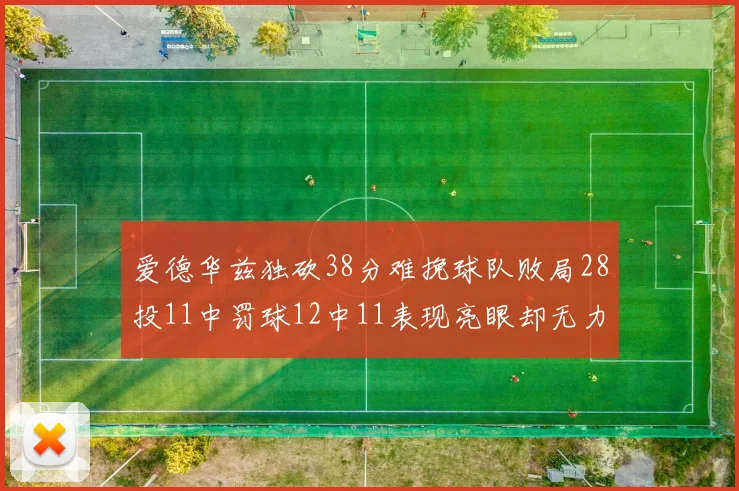 爱德华兹独砍38分难挽球队败局28投11中罚球12中11表现亮眼却无力回天